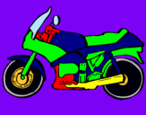Dibuix Motocicleta pintat per Aleix Castells Sorribes