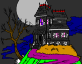 Dibuix Casa encantada pintat per MIREIA