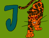 Dibuix Jaguar pintat per John