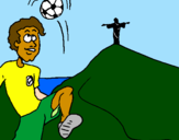 Dibuix Brasil pintat per Jordi