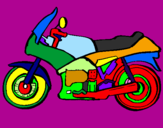Dibuix Motocicleta pintat per rouchka