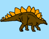 Dibuix Stegosaurus pintat per mireia