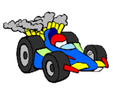 Dibuix Cotxe de Fórmula 1 pintat per oriol