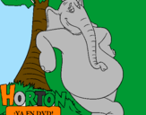Dibuix Horton pintat per sergi