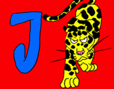 Dibuix Jaguar pintat per jordi lopez