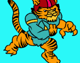 Dibuix Jugador tigre pintat per iker