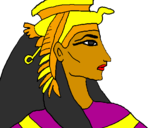 Dibuix Faraó pintat per joan miqel
