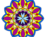 Dibuix Mandala 3 pintat per sandrahomspicañol