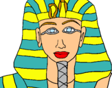 Dibuix Tutankamon pintat per ARNAU
