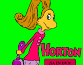 Dibuix Horton - Sally O'Maley pintat per wappa soy la mejor!!!