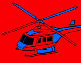 Dibuix Helicòpter  pintat per Sony Chandnani