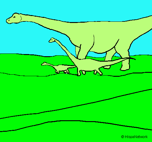Família de Braquiosauris