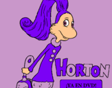 Dibuix Horton - Sally O'Maley pintat per sommbi