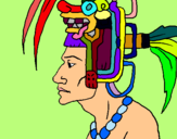 Dibuix Cap de la tribu pintat per sara zerrad assat