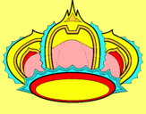Dibuix Corona reial pintat per PIOLYNITUS