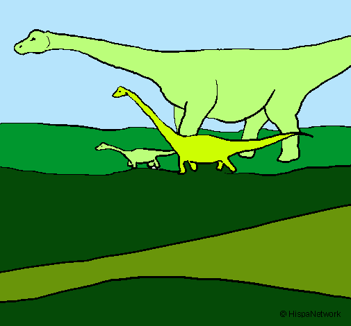 Família de Braquiosauris
