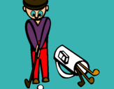 Dibuix Jugador de golf II pintat per ORIOL
