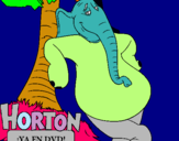 Dibuix Horton pintat per lluis.  marina.