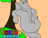 Dibuix Horton pintat per MARTINA