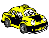 Dibuix Herbie taxista pintat per franco