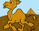 Dibuix Camell pintat per 22mar