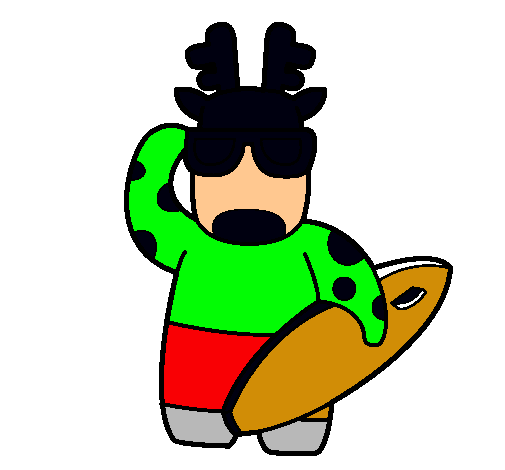 Cérvol surfer