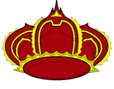 Dibuix Corona reial pintat per ramon