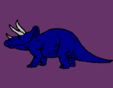 Dibuix Triceratops pintat per miquel