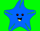 Dibuix Estrella de mar pintat per MARINA2008
