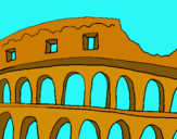Dibuix Coliseu pintat per anònim