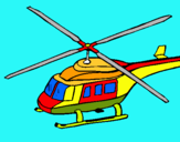 Dibuix Helicòpter  pintat per BiEL     MASO          