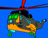 Dibuix Helicòpter al rescat  pintat per ingrid lucas