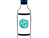 Dibuix Ampolla de refresc pintat per Jordi