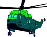 Dibuix Helicòpter al rescat  pintat per Alex