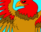 Dibuix Àguila Imperial Romana pintat per pol