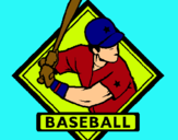 Dibuix Logotip de beisbol  pintat per carlos4
