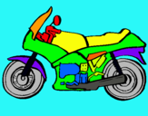 Dibuix Motocicleta pintat per guillem planchart