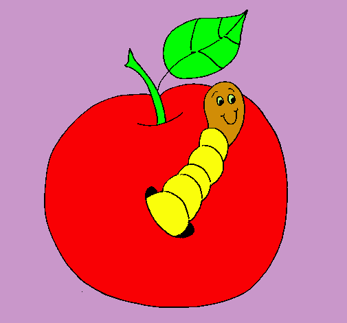Poma amb cuc