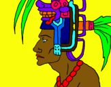 Dibuix Cap de la tribu pintat per julia arasa tena