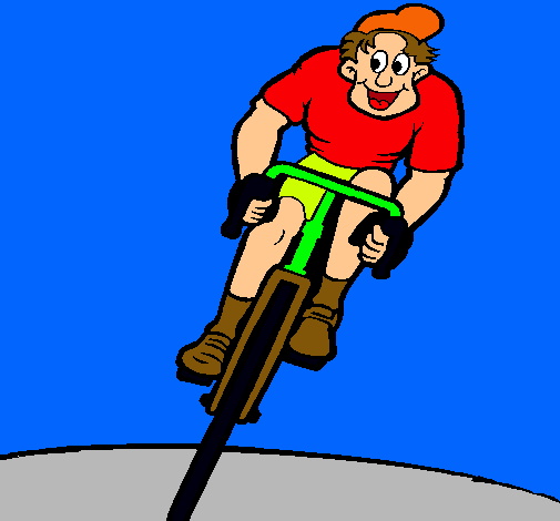 Ciclista amb gorra 