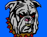 Dibuix Bulldog pintat per hugo