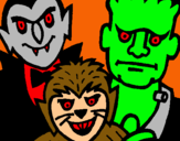 Dibuix Personatges Halloween pintat per  jjhyuuuuuuuuuuuuuug