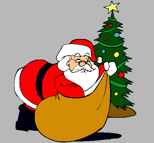 Pare Noel repartint regals 