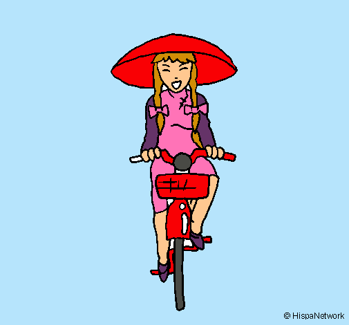 Xina amb bicicleta