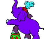 Dibuix Elefant pintat per david