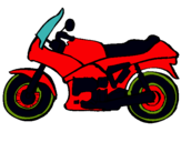 Dibuix Motocicleta pintat per gerard   ch  j