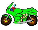 Dibuix Motocicleta pintat per nil
