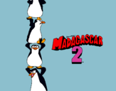 Dibuix Madagascar 2 Pingüins pintat per cristina