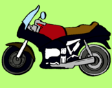 Dibuix Motocicleta pintat per Pablo 6