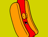 Dibuix Hot dog pintat per NAYARA